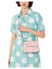 on-model-Kate-Spade-Monica-Leather-Mini-Flap-Crossbody-Bag-Tea-Rose