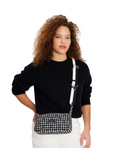 on-model-Kate-Spade-Noel-Jacquard-Convertible-Crossbody-Black-Multi