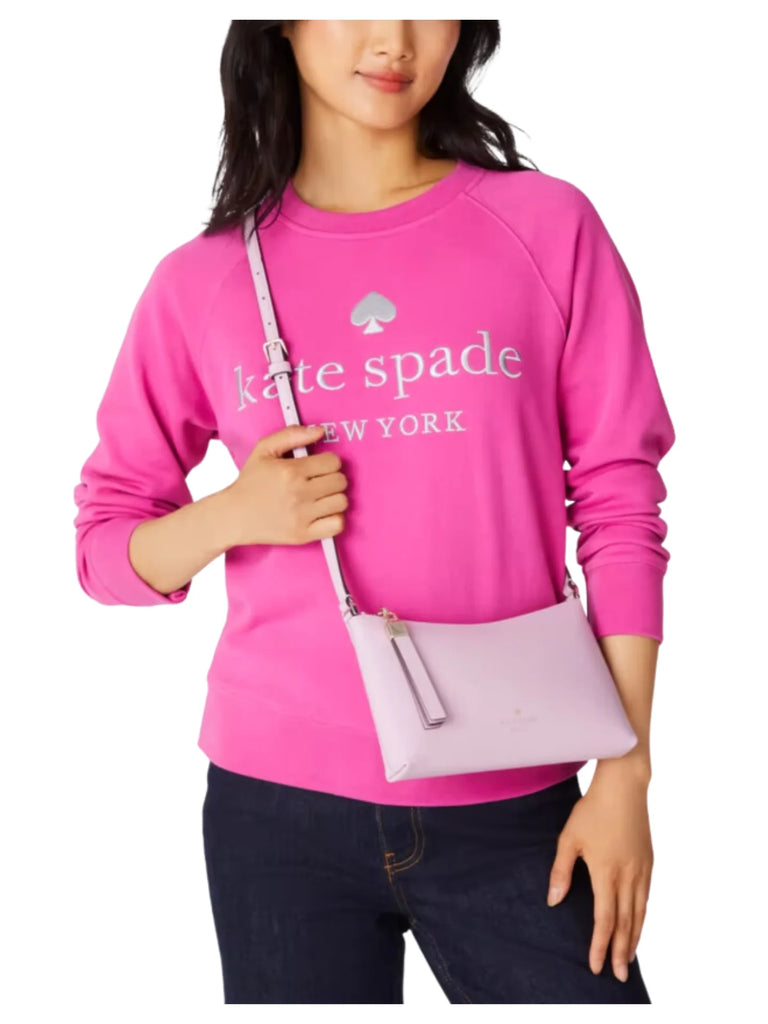 on-model-Kate-Spade-Sadie-Saffiano-Crossbody-Bag-Chalk-Pink