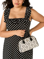 on-model-Kate-Spade-Signature-Spade-Flower-Duffle-Crossbody-Bag-Black-Multi