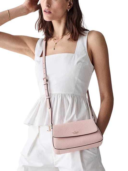 on-model-Kate-Spade-Sutton-Mini-Flap-Crossbody-Tutu-Pink