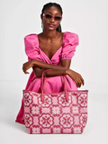 on-model-Kate_Spade-Sutton-Spade-Flower-Monogram-Large-Tote-Pink-Multi