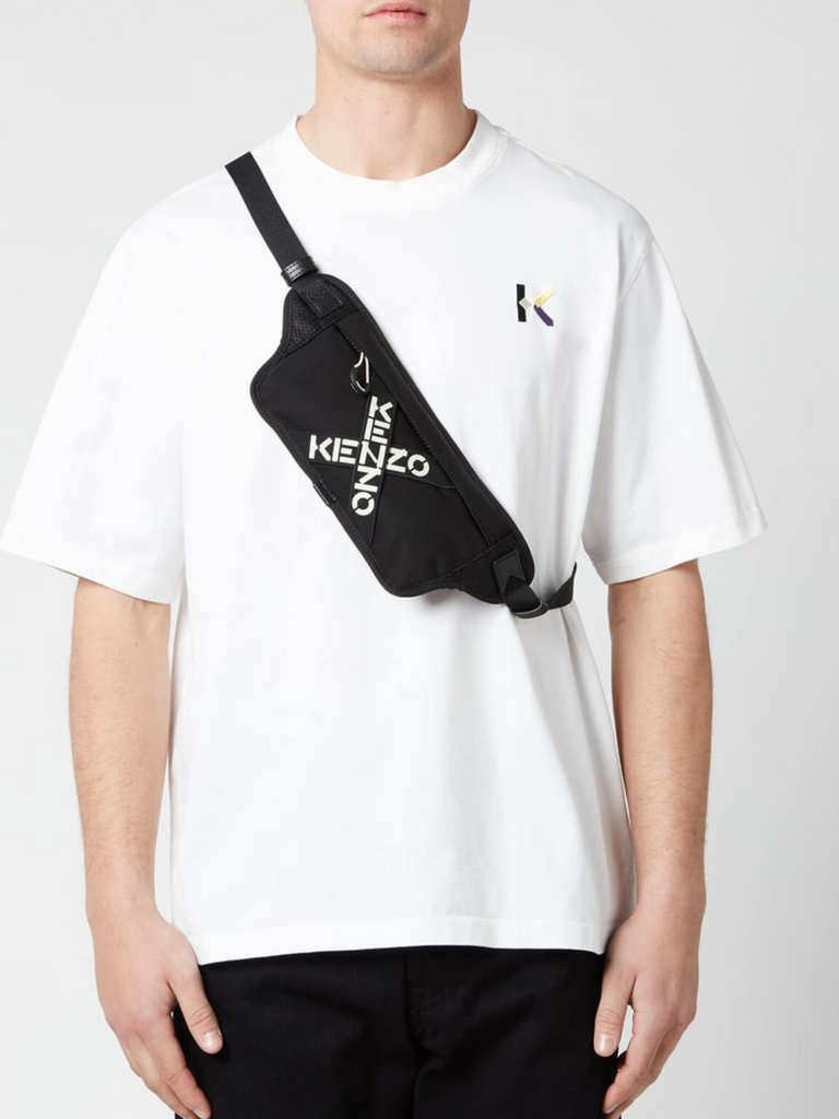 logo-print waist bag
