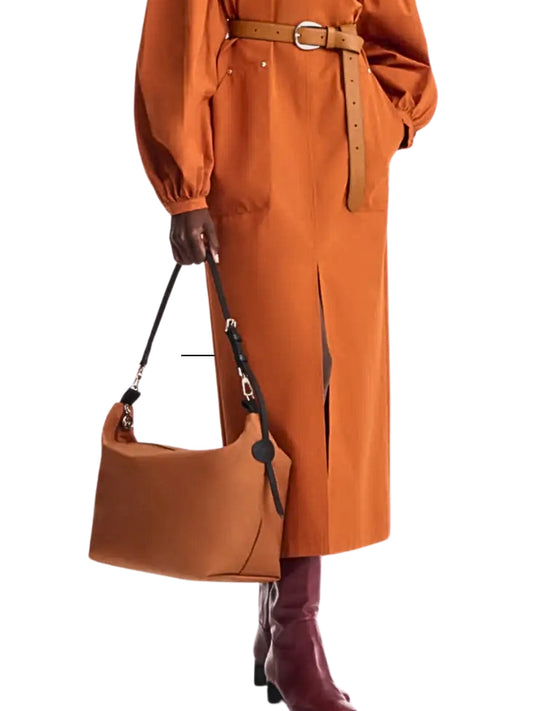 on-model-Longchamp-Le-Slouchy-Hobo-Bag-Medium-Cognag