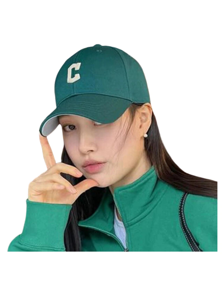 on-model-MLB-Premium-Basic-Small-Logo-Structure-Ball-Cap-Cleveland-Guardians-Dark-Green