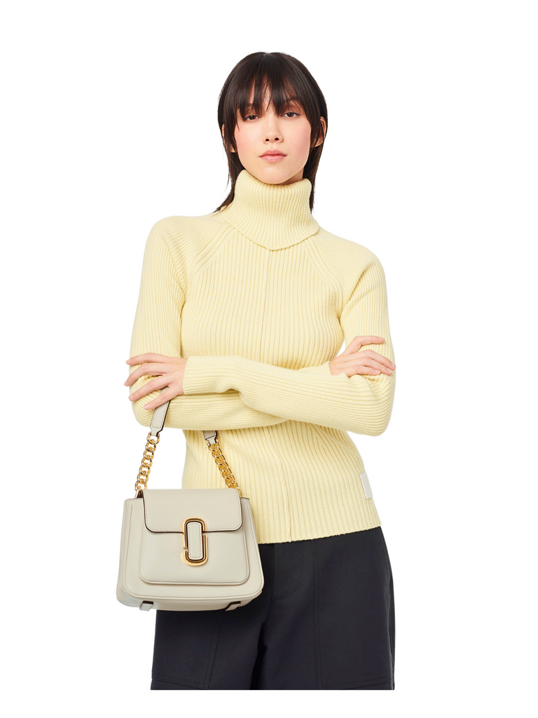 on-model-Marc-Jacobs-The-J-Marc-Chain-Mini-Leather-Satchel-Bag-Cloud-Whited-White