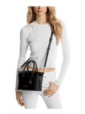 on-model-Michael-Kors-Hyde-Small-Satchel-Leather-Black