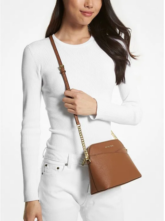 on-model-Michael-Kors-Jet-Set-Dome-Medium-Luggage