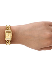 on-model-Michael-Kors-Monroe-Gold-Tone-Chain-Bracelet-Watch