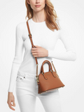 on-model-Michael-Kors-Veronica-Extra-Small-Saffiano-Leather-Crossbody-Bag-Luggage