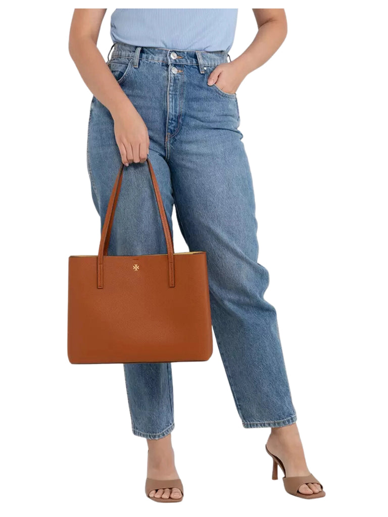 Tory Burch Blake Center Zip Tote Cortado