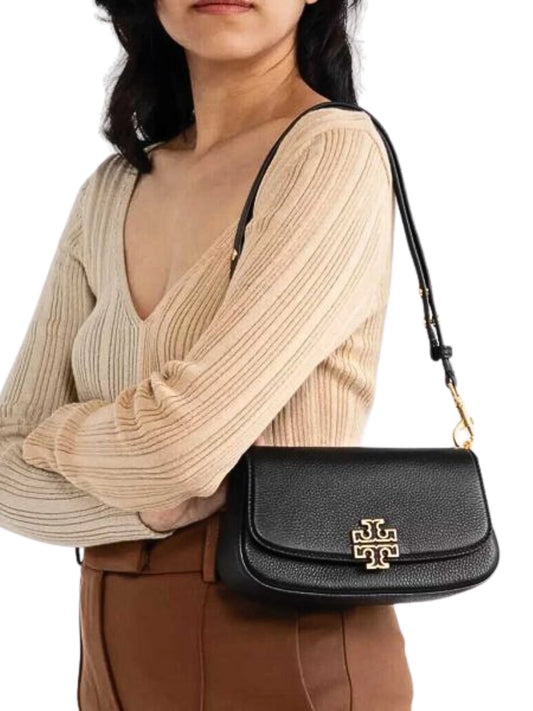 on-model-Tory-Burch-Britten-Convertible-Crossbody-Bag-Black