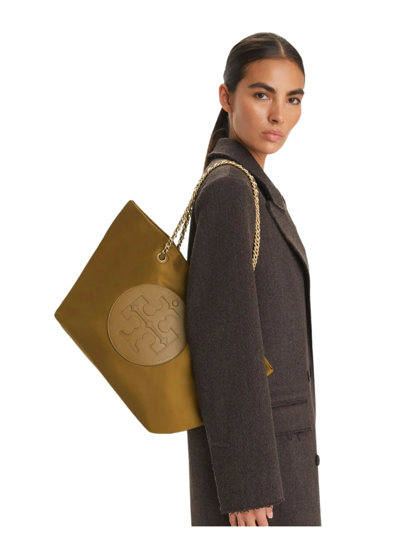 on-model-Tory-Burch-Ella-Chain-Tote-Bag-Camel