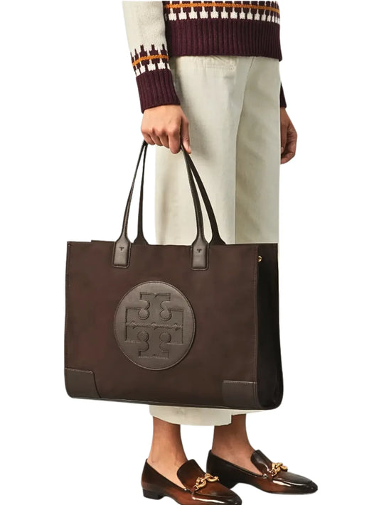 on-model-Tory-Burch-Ella-Tote-Bag-Tempranillo