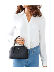 on-model-Tory-Burch-Emerson-Dome-Mini-Leather-Satchel-Crossbody-Bag-BlackWEBP