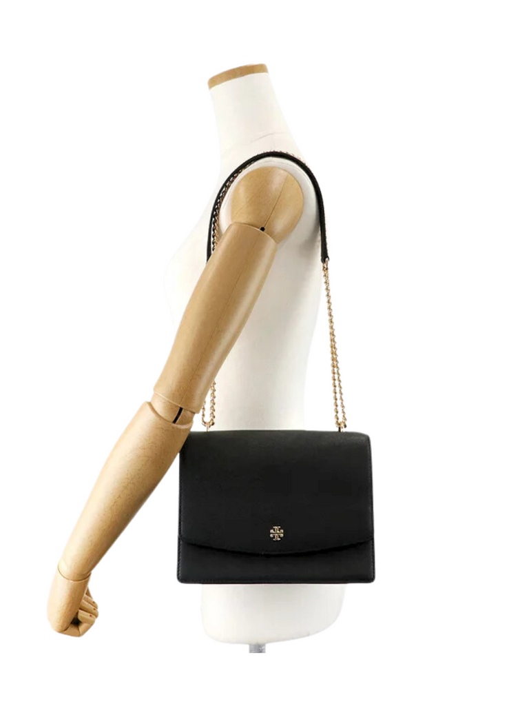 on-model-Tory-Burch-Emerson-Flap-Adjustable-Shoulder-Bag-Black