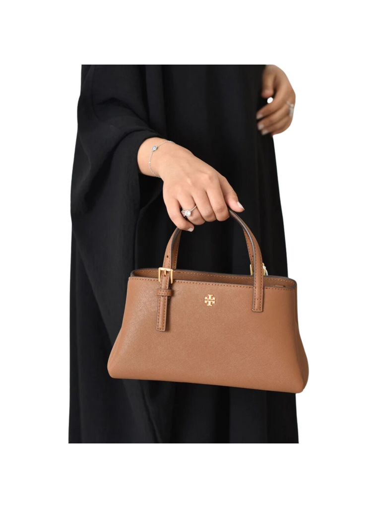 Tory Burch Emerson Mini Tote Bag Moose – Balilene Tory Burch Emerson Mini Tote Bag Moose – Balilene