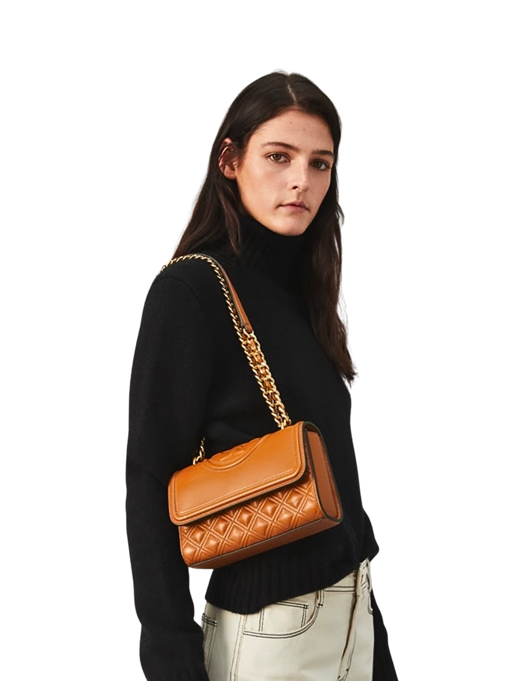 on-model-Tory-Burch-Fleming-Small-Convertible-Shoulder-Bag-Kobicha