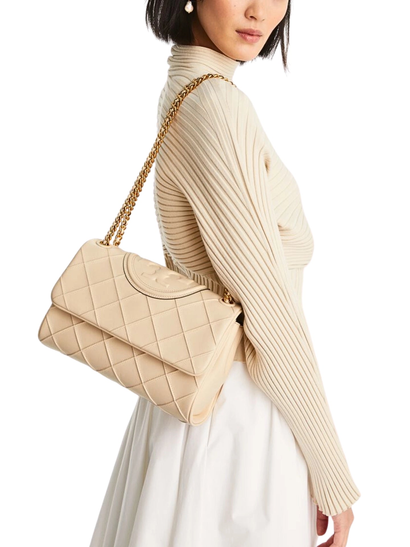 on-model-Tory-Burch-Fleming-Soft-Convertible-Shoulder-Bag-New-Cream