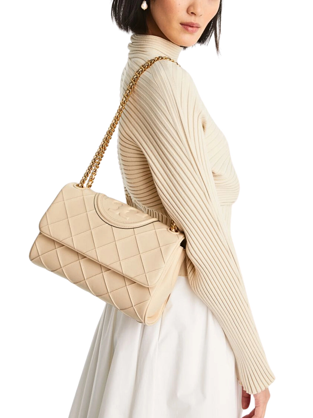 on-model-Tory-Burch-Fleming-Soft-Convertible-Shoulder-Bag-New-Cream