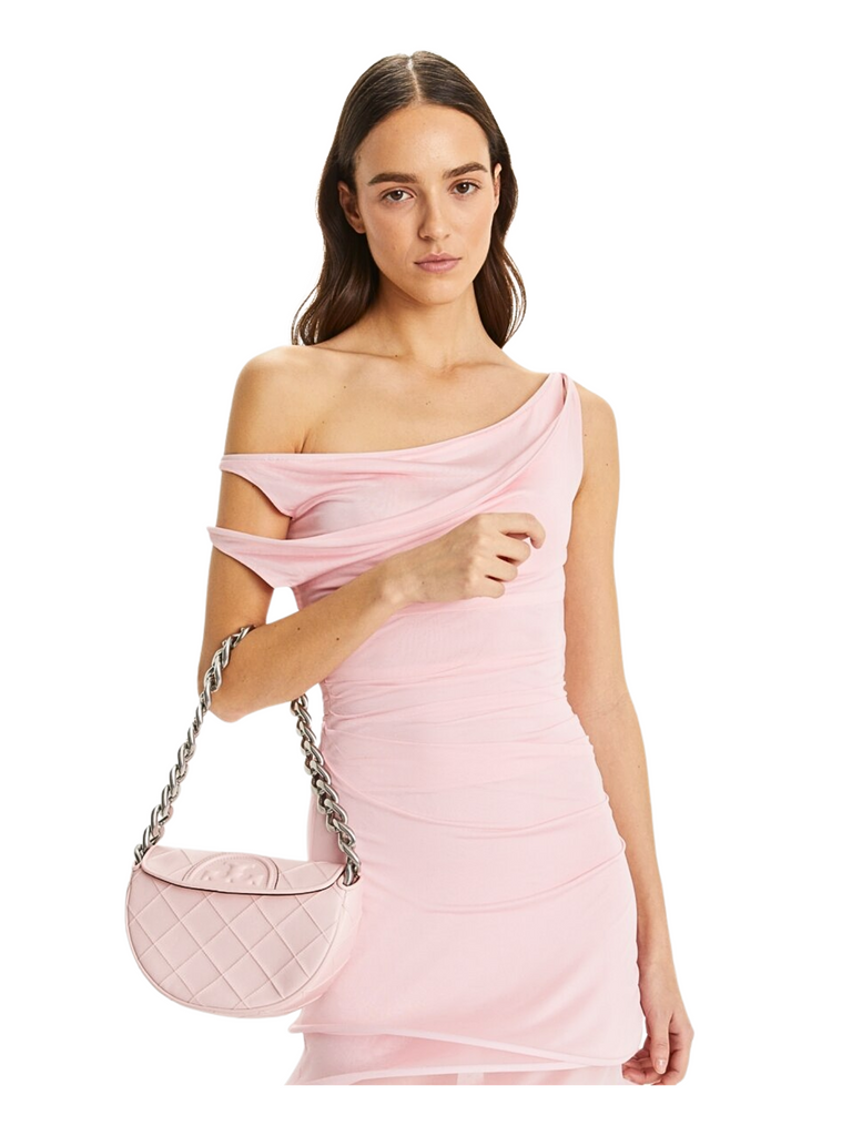 on-model-Tory-Burch-Fleming-Soft-Mini-Crescent-Bag-Pale-Pink