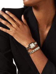 on-model-Tory-Burch-Robinson-Mini-Watch-Double-Wrap-Two-Tone-Gold-Silver