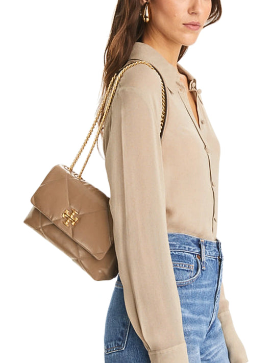 on-model-Tory-Burch-Small-Kira-Diamond-Quilt-Shoulder-Bag-Taupe-Oak