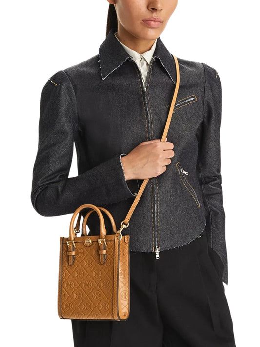 on-model-Tory-Burch-T-Monogram-Leather-Mini-Tan