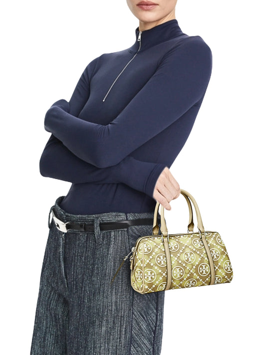 on-model-Tory-Burch-T-Monogram-Mesh-Dot-Petite-Barell-Bag-Soft-Neutral-Honeydew
