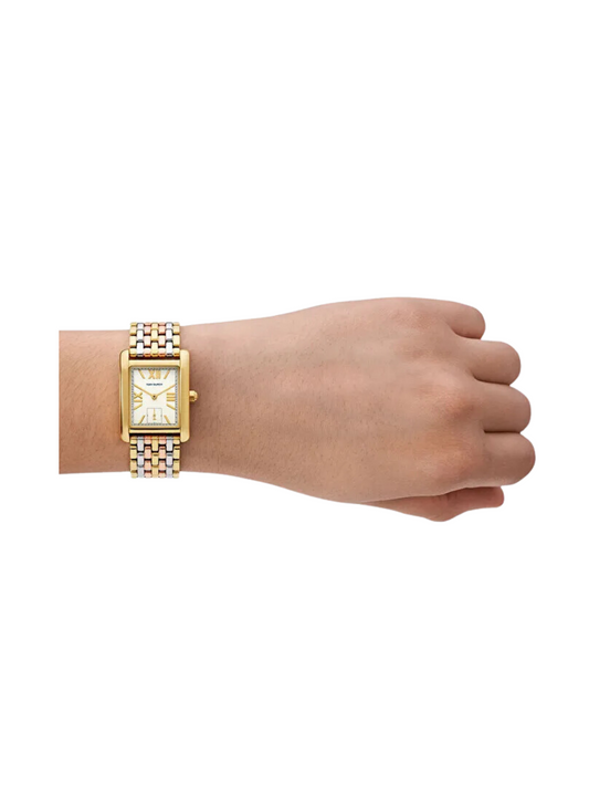 on-model-Tory-Burch-TBW1078-Eleanor-Tri-Tone-Stainless-Steel-Three-Hand-Watch
