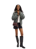 on-model-crossbody-Coach-Boxed-Mini-Rowan-Crossbody-Bag-And-Mirror-Bag-Charm-Set-In-Signature-Canvas-Wine-Multi