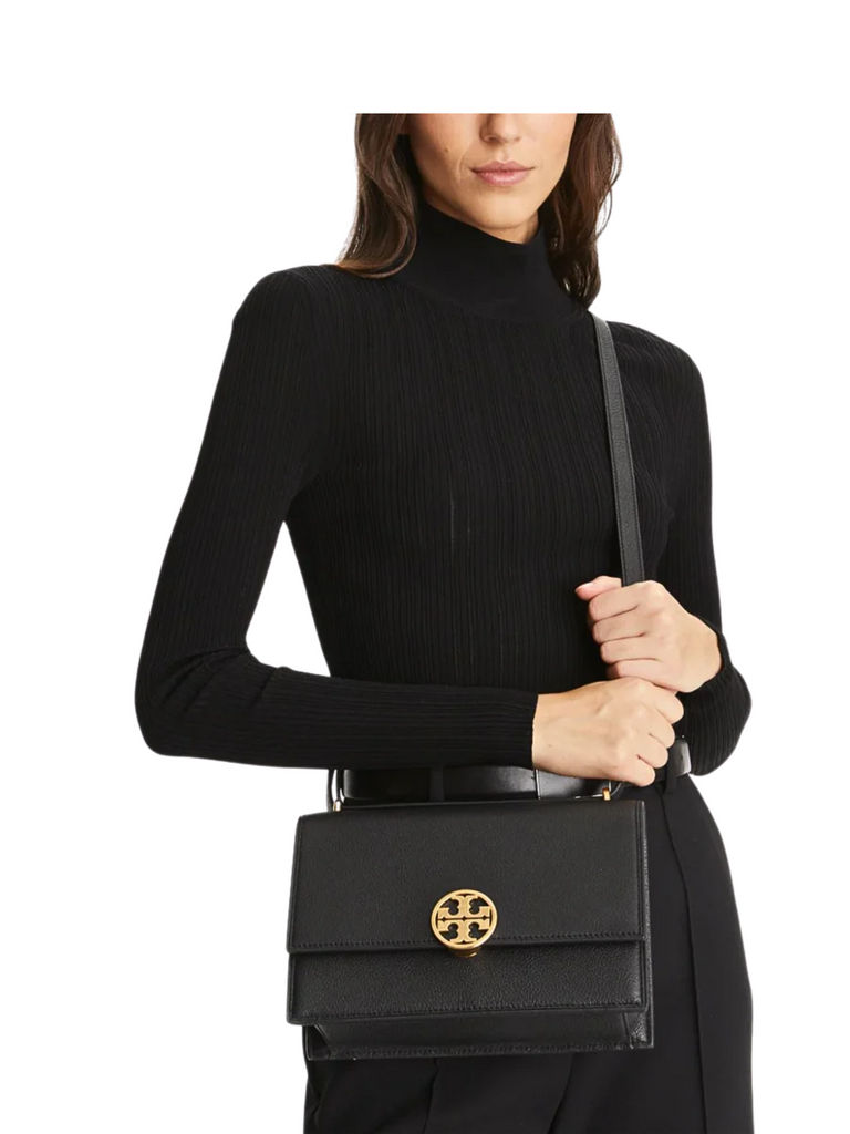 on-model-crossbody-Tory-Burch-Miller-Shoulder-Bag-Black