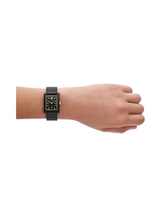 on-model-detail-strap-Tory-Burch-TBW1071-Eleanor-Stainless-Steel-Bracelet-Watch-Black