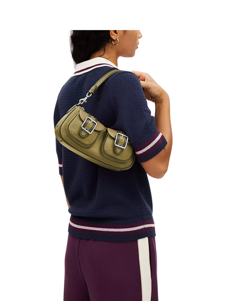 on-model-shoulder-Coach-Ashton-Baguette-Shoulder-Bag-In-Citron-Multi