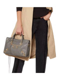 on-model1-Balenciaga-Metallic-Edge-Small-City-Grey-Gold-Hardware