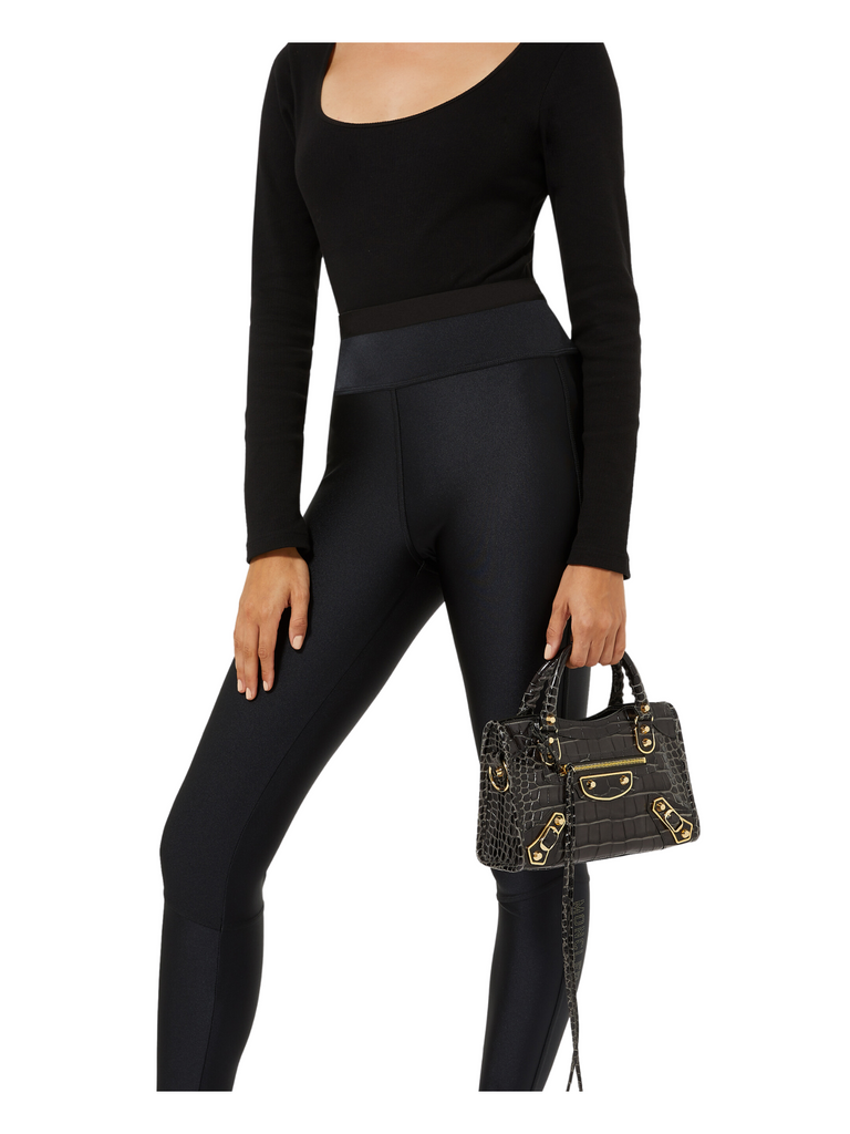 Balenciaga mini clearance city crocodile