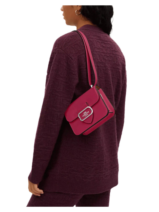 on-model1-Coach-Morgan-Leather-Square-Crossbody-Bright-Violet