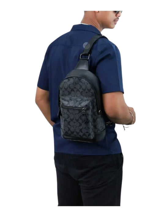 on-model1-Coach-West-Pack-In-Signature-Canvas-Charcoal-BlackWEBP