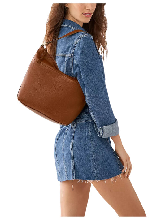 on-model1-Fossil-Julianna-Large-Hobo-Medium-Brown