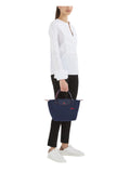 on-model1-Longchamp-Le-Pliage-Club-Small-Top-Handle-Bag-NavyWEBP