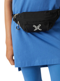 on-model2-Kenzo- Mini- Logo- Print -Belt- Bag -Black