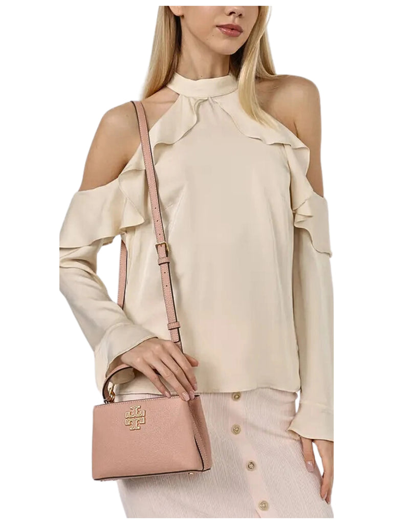 Tory Burch Britten Micro Satchel Bag Light Meadowsweet Balilene