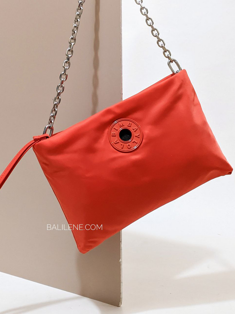 Bimba Y Lola Medium Red Nylon Crossbody Bag – Balilene