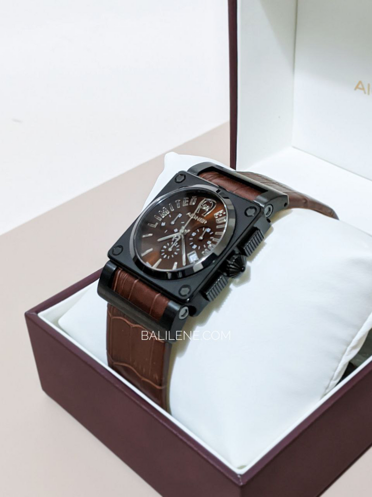 on-produk-box-Aigner-A24149-Limited-Edition-Black-Case-Brown-Leather-Strap-Watch