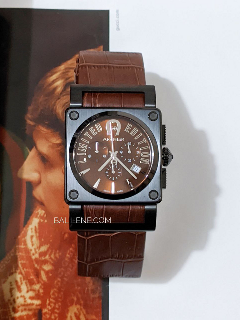on-produk1-Aigner-A24149-Limited-Edition-Black-Case-Brown-Leather-Strap-Watch