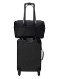 try-on-Kate-Spade-Chelsea-Nylon-Wekender-Bag-Black