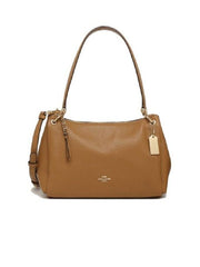 Coach F73196 Mia Small Shoulder Light Saddle
