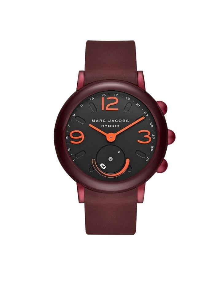 Marc jacobs hybrid smartwatch riley black hotsell