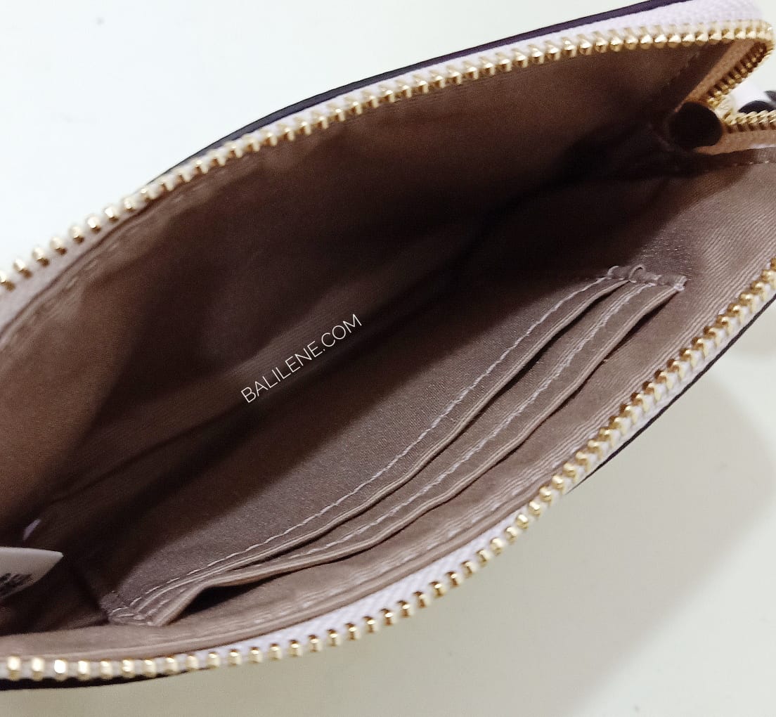 Coach 91781 Rose Bouqt Corner Zip Chalk Multi