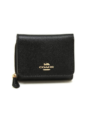 Coach F37968 Small Trifold Wallet Black
